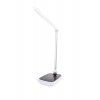 18729 5 stmivatelna bila led stolni lampicka diplomat dark 17w s bezdratovym nabijenim cct