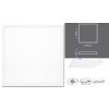 Bílý podhledový LED panel 600x600mm 45W denní bílá