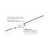 PANLUX LINEAR LED 60W 3000K 60° černá teplá bílá
