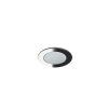 187713 4 pevny led podhled spotlight ip65 round bodovka stribrna 5w denni bila
