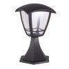 188499 1 cerne led stojaci venkovni svitidlo 8w tepla bila ip44