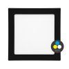 černý vestavný LED panel CCT RAFA IP44 (Výkon 12W)