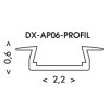 Al profil 2m DX-AP06-PROFIL