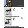 188721 2 cerne led nastenne venkovni svitidlo 8w tepla bila ip44 zgl001b na