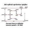 I spojka dlouhá s připojením pro Z3F lištu (Barva těla Černá)