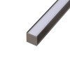 LED profil N12B - nástěnný bronzový (Délka 1m, Typ Profil bez krytu)