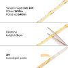 189276 1 led pasek 16w m cct cob 24cctcob16 640 zaruka 3 roky