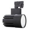 192774 3 cerny 3 fazovy listovy led reflektor 40w denni bila