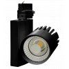 192774 cerny 3 fazovy listovy led reflektor 40w denni bila
