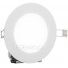 Bílý kulatý vestavný LED panel 120mm