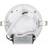 Bílý kulatý vestavný LED panel 120mm (Barva světla Denní bílá, Stmívatelnost Nestmívatelný, Výkon 6W)