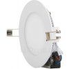 Bílý kulatý vestavný LED panel 120mm (Barva světla Denní bílá, Stmívatelnost Nestmívatelný, Výkon 6W)