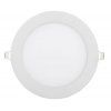Bílý kulatý vestavný LED panel 166mm (Barva světla Teplá bílá, Stmívatelnost Nestmívatelný, Výkon 12W)