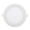 Bílý kulatý vestavný LED panel 166mm (Barva světla Teplá bílá, Stmívatelnost Nestmívatelný, Výkon 12W)