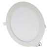 Bílý kulatý vestavný LED panel 225mm IP44 (Barva světla Teplá bílá, Stmívatelnost Nestmívatelný, Výkon 18W)