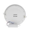 Bílý kulatý vestavný LED panel 225mm IP44 (Barva světla Teplá bílá, Stmívatelnost Nestmívatelný, Výkon 18W)