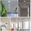 Bílý kulatý vestavný LED panel 225mm IP44