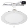 Bílý kulatý vestavný LED panel 225mm IP44