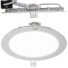 Bílý kulatý vestavný LED panel 225mm IP44