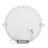 Bílý kulatý vestavný LED panel 300mm