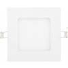 Bílý hranatý vestavný LED panel 120x120mm