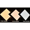 Bílý hranatý vestavný LED panel 166x166mm (Barva světla Teplá bílá, Stmívatelnost Nestmívatelný, Výkon 12W)
