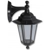 Černá LED retro lampa nástěnná 8W teplá bílá Z6102 CR