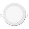 19899 stmivatelny bily kruhovy vestavny led panel 166mm 12w tepla bila