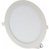 bílý kruhový vestavný LED panel 225mm (Barva světla Teplá bílá, Stmívatelnost Stmívatelný, Výkon 18W)