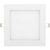 bílý vestavný LED panel 166x166mm