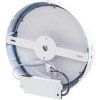 19950 12 stmivatelny bily prisazeny led panel 175mm 12w tepla bila