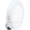 Stmívatelný bílý přisazený LED panel 175mm 12W teplá bílá