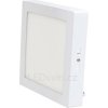 Stmívatelný bílý přisazený LED panel 175x175mm 12W teplá bílá