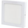 Stmívatelný bílý přisazený LED panel 225x225mm 18W teplá bílá