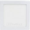 Stmívatelný bílý přisazený LED panel 300x300mm 24W teplá bílá