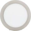 20046 10 stmivatelny chromovy kruhovy prisazeny led panel 175mm 12w tepla bila