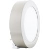 Stmívatelný chromový kruhový přisazený LED panel 175mm 12W teplá bílá