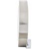 20046 7 stmivatelny chromovy kruhovy prisazeny led panel 175mm 12w tepla bila