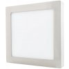 Stmívatelný chromový přisazený LED panel 175x175mm 12W denní bílá