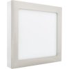 Stmívatelný chromový přisazený LED panel 175x175mm 12W denní bílá