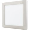 Stmívatelný chromový přisazený LED panel 225x225mm 18W denní bílá