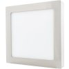 Stmívatelný chromový přisazený LED panel 225x225mm 18W denní bílá
