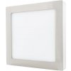 Stmívatelný chromový přisazený LED panel 225x225mm 18W denní bílá