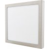 Stmívatelný chromový přisazený LED panel 300x300mm 25W teplá bílá