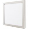 Stmívatelný chromový přisazený LED panel 300x300mm 25W teplá bílá