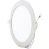 20103 1 stmivatelny chromovy kruhovy vestavny led panel 300mm 25w denni bila