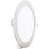 20103 2 stmivatelny chromovy kruhovy vestavny led panel 300mm 25w denni bila