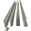 Stmívatelný stříbrný LED panel s rámečkem 300x1200mm 48W studená bílá