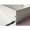 Stmívatelný stříbrný LED panel s rámečkem 300x1200mm 48W studená bílá