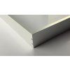 2078 12 stmivatelny stribrny led panel s rameckem 300x300mm 18w denni bila